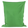 Verde Puff Almohada cuero ecológico