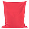 Rosa Puff Almohada cuero ecológico