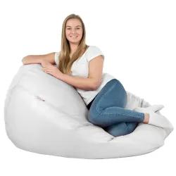 Puff Pera XXL para adultos Gigante - Piel Sintética – vista 4