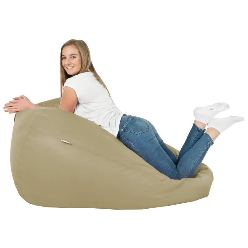 Puff Pera XXL para adultos Gigante - Piel Sintética – vista 100