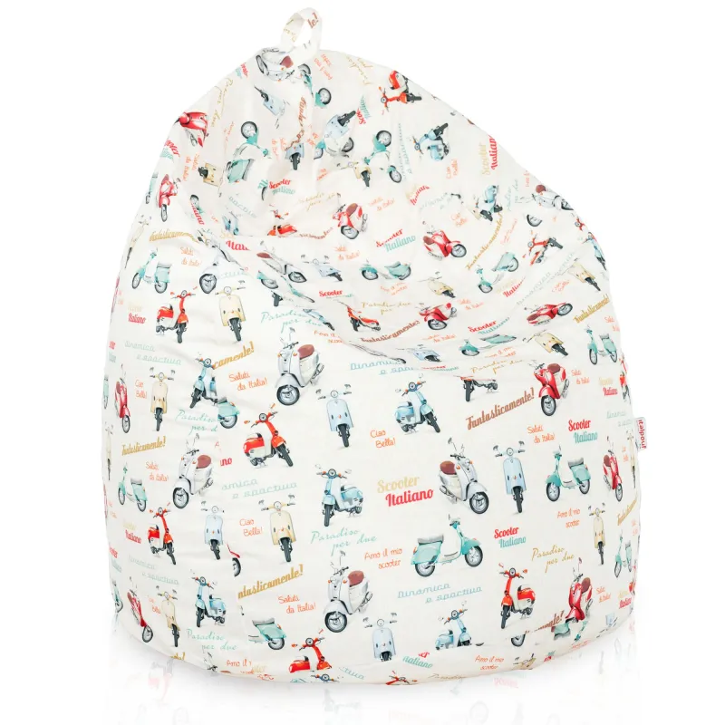 Puff Pera XXL para adultos Gigante - Tejido Estampado Premium – vista 15