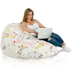 Puff Pera XXL para adultos Gigante - Tejido Estampado Premium – vista 26