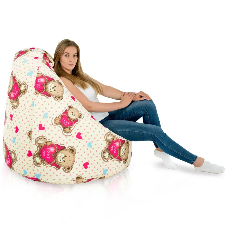 Puff Pera XXL para adultos Gigante - Tejido Estampado Premium – vista 31