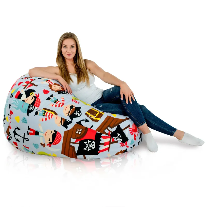 Puff Pera XXL para adultos Gigante - Tejido Estampado Premium – vista 37