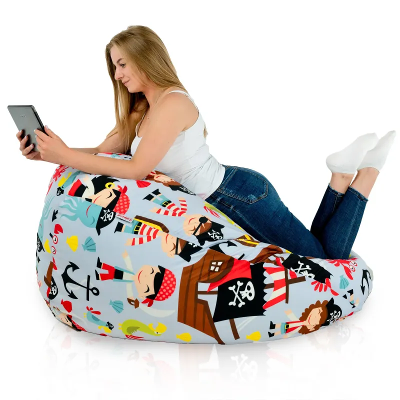 Puff Pera XXL para adultos Gigante - Tejido Estampado Premium – vista 39