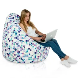 Puff Pera XXL para adultos Gigante - Tejido Estampado Premium – vista 50