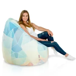 Puff Pera XXL para adultos Gigante - Tejido Estampado Premium – vista 58