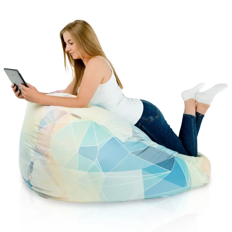Puff Pera XXL para adultos Gigante - Tejido Estampado Premium – vista 60
