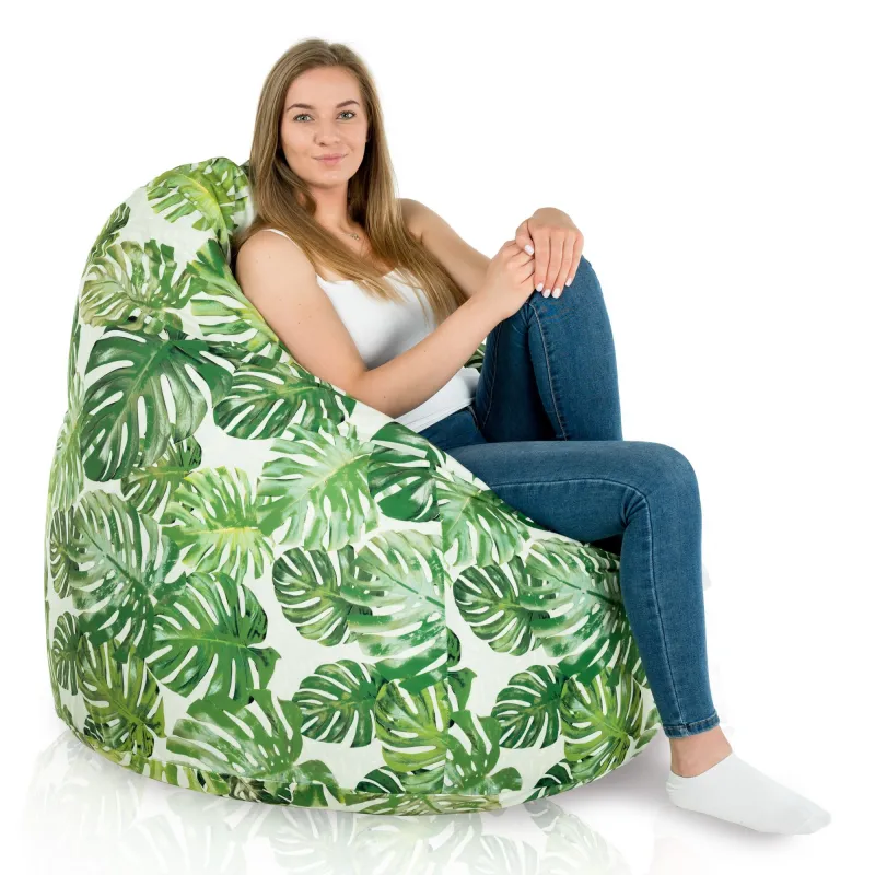 Puff Pera XXL para adultos Gigante - Tejido Estampado Premium – vista 74