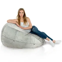 Puff Pera XXL para adultos Gigante - Tejido Estampado Premium – vista 81