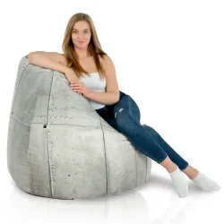 Puff Pera XXL para adultos Gigante - Tejido Estampado Premium – vista 82