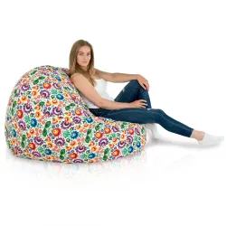 Puff Pera XXL para adultos Gigante - Tejido Estampado Premium – vista 91
