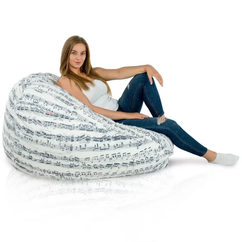 Puff Pera XXL para adultos Gigante - Tejido Estampado Premium – vista 94