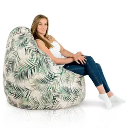Puff Pera XXL para adultos Gigante - Tejido Estampado Premium – vista 99
