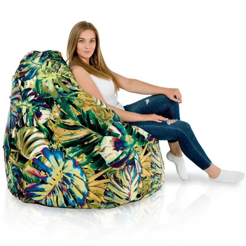 Puff Pera XXL para adultos Gigante - Tejido Estampado Premium – vista 106