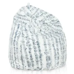 Puff Pera XXL para adultos Gigante - Tejido Estampado Premium – vista 92