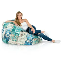 Puff Pera XXL para adultos Gigante - Tejido Estampado Premium – vista 111