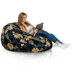 Puff Pera XXL para adultos Gigante - Tejido Estampado Premium – vista 124