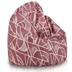 Puff Pera para niños - Tejido Estampado Premium