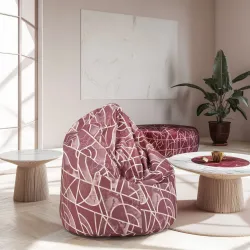 Puff Pera L para niños - Tejido Estampado Premium – vista 130