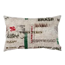 Cojín decorativo rectangular - Tejido Estampado Premium