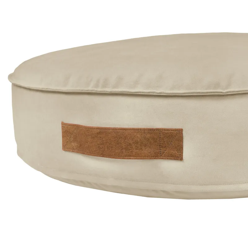 Cama redonda para perros y gatos 100 cm - Terciopelo Soft – vista 2