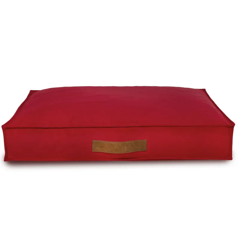 Cama rectangular para perros y gatos 65x90 cm - Terciopelo Soft – vista 10