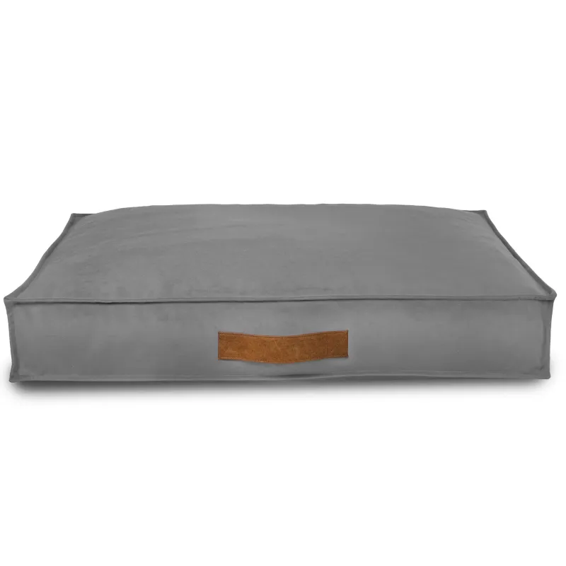 Cama rectangular para perros y gatos 65x90 cm - Terciopelo Soft – vista 16