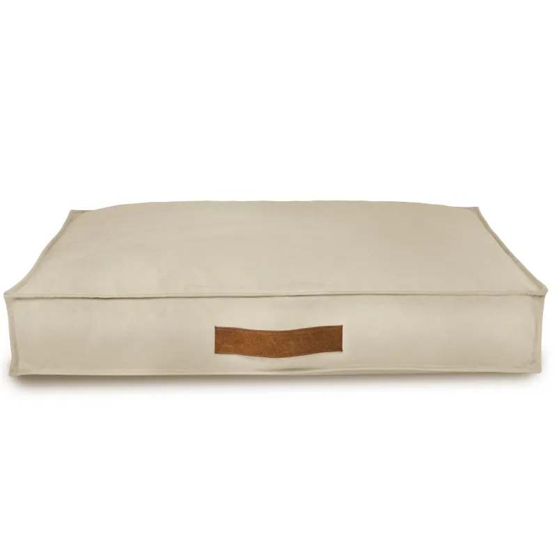 Cama rectangular para perros y gatos 80x120 cm - Terciopelo Soft – vista 2
