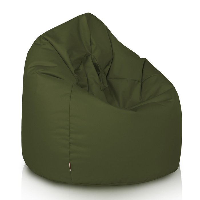 Verde oscuro puff pera para niños nylon