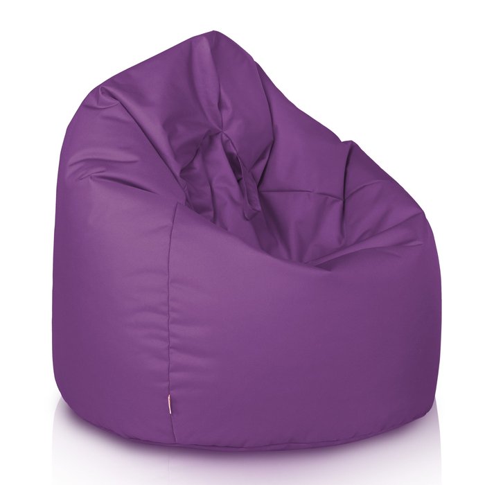 Púrpura puff pera para niños nylon