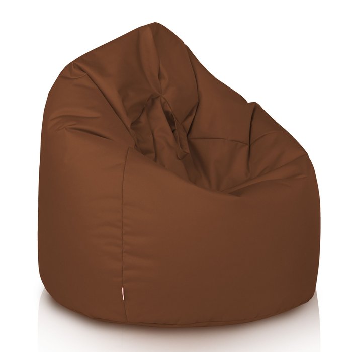 Marrón puff pera para niños nylon