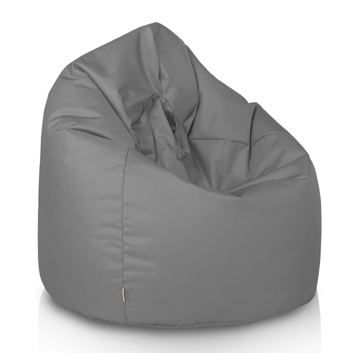 Gris puff pera para niños nylon