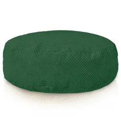 Puff Reposapiés Redondo - Terciopelo con Textura Dot