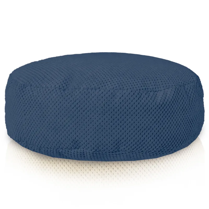 Puff Reposapiés Redondo - Terciopelo con Textura Dot – vista 6