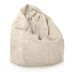 Puff Pera Estándar - Terciopelo con Textura Dot