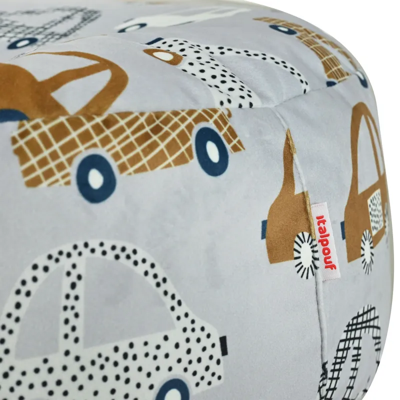 Puff Reposapiés Redondo - Tejido Estampado Premium – vista 73