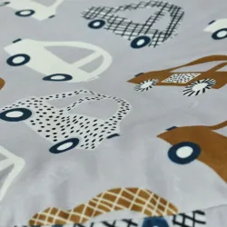 Puff Reposapiés Redondo - Tejido Estampado Premium – vista 75