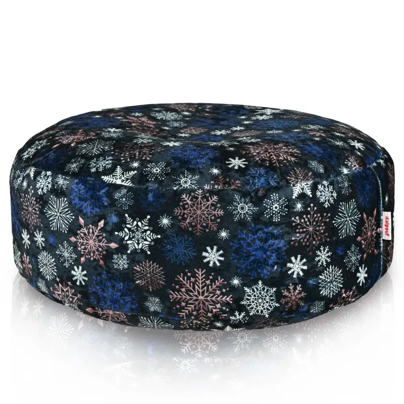 Puff Reposapiés Redondo - Tejido Estampado Premium – vista 76