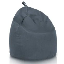 Puff Pera L para Niños - Tejido Reciclado