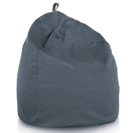 Puff Pera XL Standard de tejido reciclado, perfecto para relajarse en casa