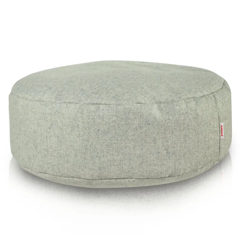 Puff Reposapiés Redondo - Lana Noble Premium – vista 3