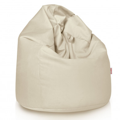 Perla puff pera terciopelo