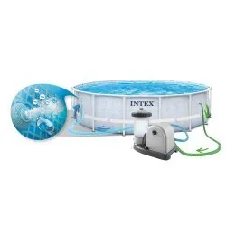 488 x 122 cm 12in1 Intex 26746 piscina con marco de jardín