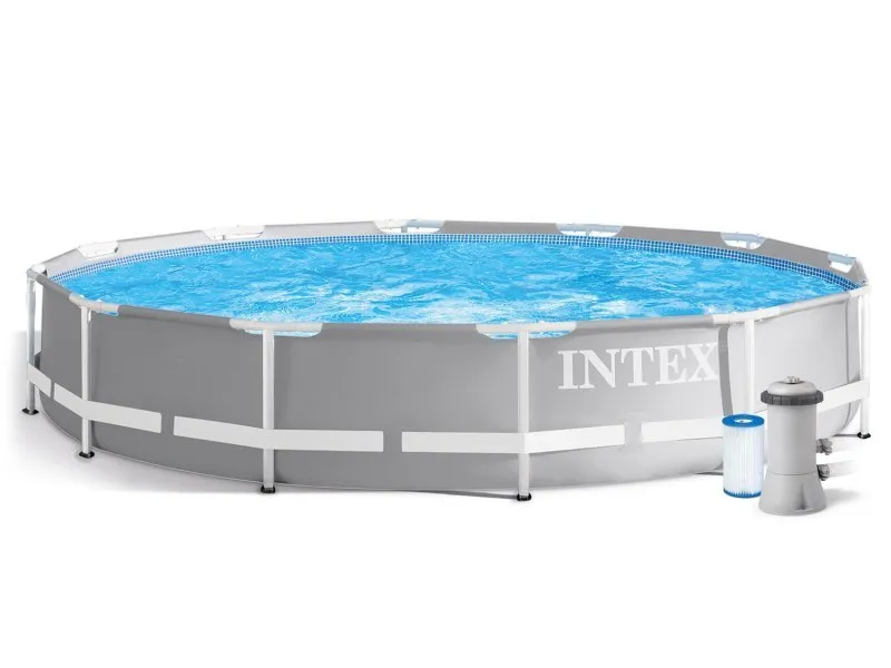 Piscina Desmontable de jardín INTEX 26712 de 366 x 76 cm 16in1 + máquina de burbujas GRATIS.
