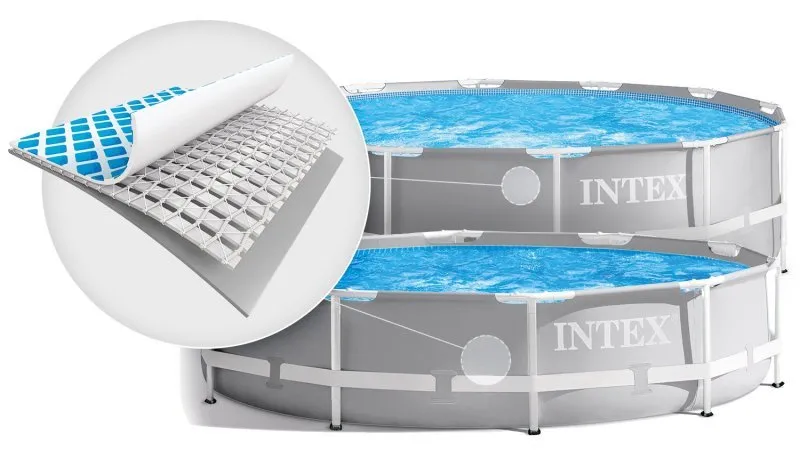 Piscina Desmontable de jardín INTEX 26712 de 366 x 76 cm 16in1 + máquina de burbujas GRATIS.