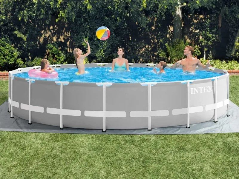 Juego de Piscina Desmontable de jardín de 610 x 132 cm 18en1 INTEX 26756.