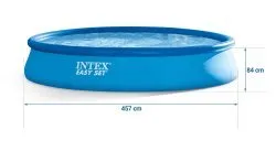 Piscina hinchable de jardín 457 x 84 cm 9en1 INTEX 28158