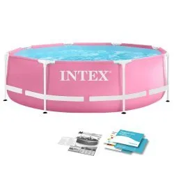 Piscina de jardín con estructura 244 x 76 cm INTEX 28290