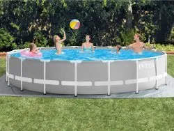 Juego de Piscina Desmontable de jardín 12 en 1 INTEX 26756 de 610 x 132 cm.